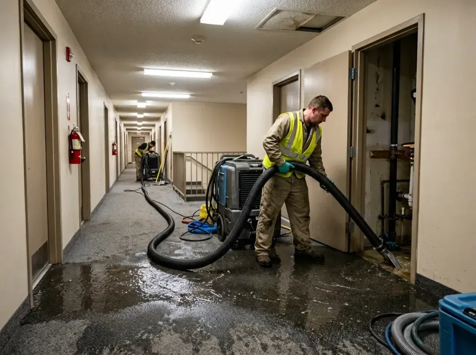 multi-unit-apartment-hallway-f-005 — frequently asked questions, Emergency Burst Pipe Water Extraction & Removal in Hacienda…